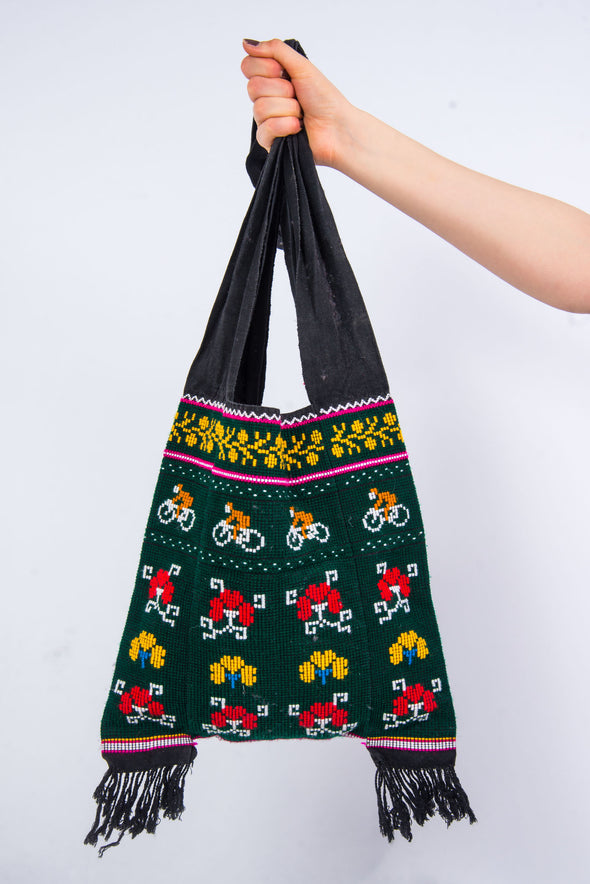 Vintage 90's Tapestry Tote Bag