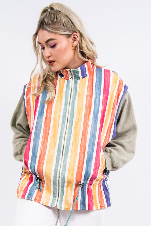 Vintage 90's Colourful Striped Gilet