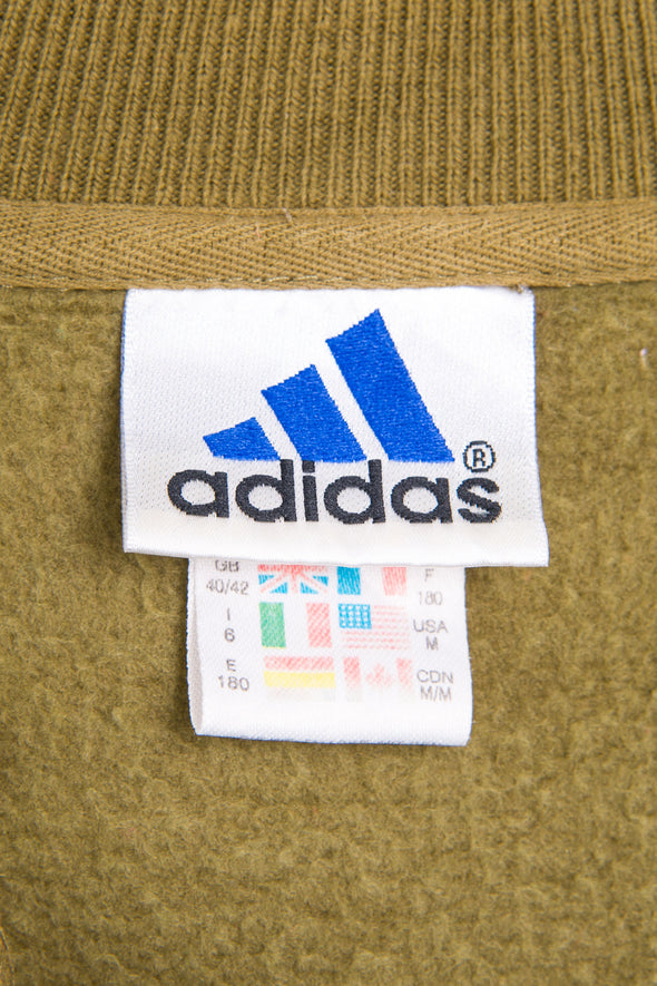 90's Vintage Adidas 1/4 Zip Sweatshirt