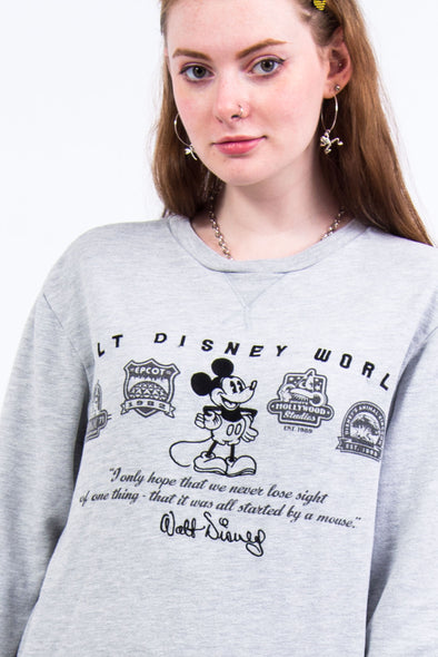 Vintage Disney World Embroidered Sweatshirt