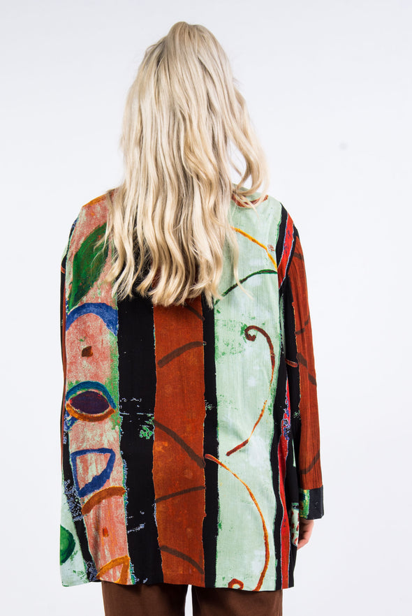 Vintage 90's Abstract Blouse