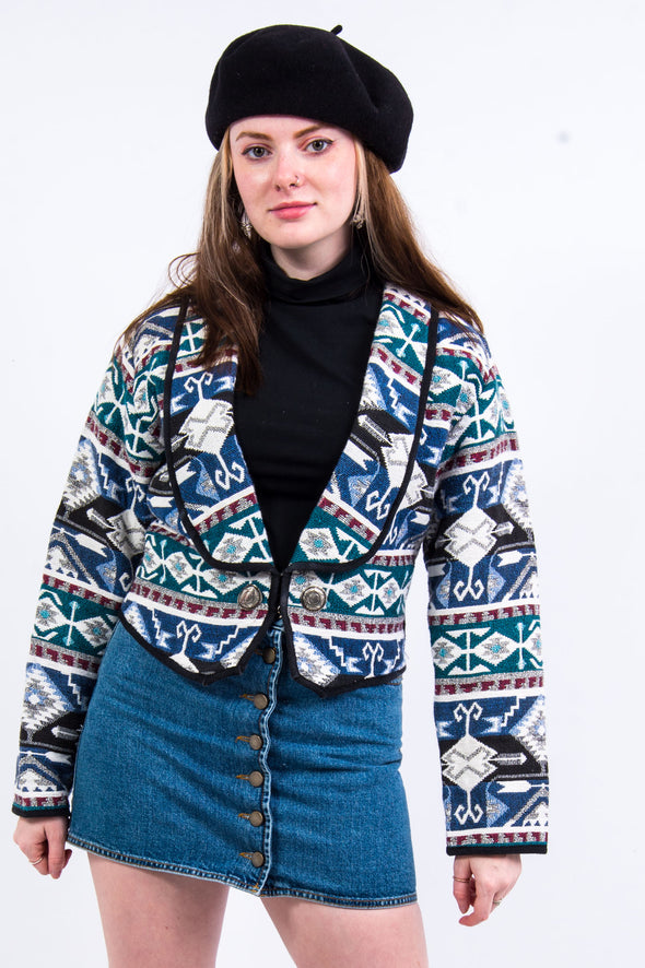 Vintage 90's Tapestry Blazer Jacket