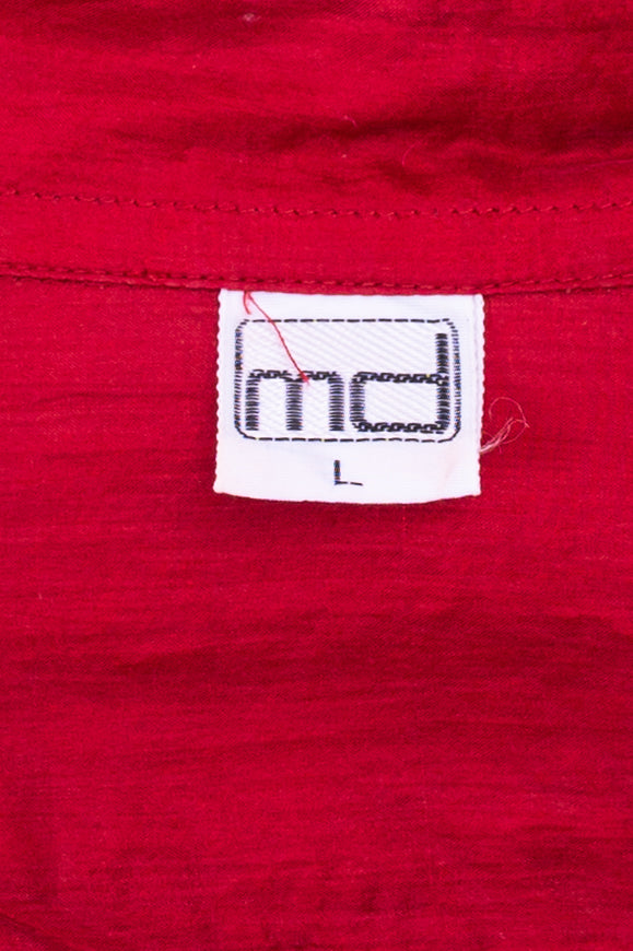Vintage 90's Red Silk Shirt