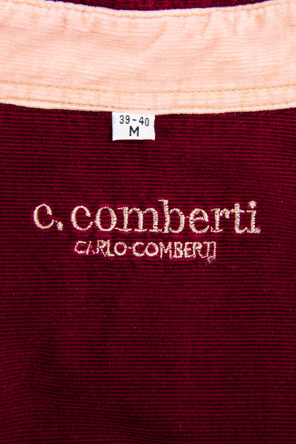 Vintage Burgundy Cord Shirt