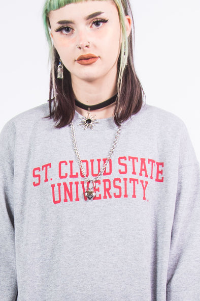Vintage Grey USA College Sweatshirt