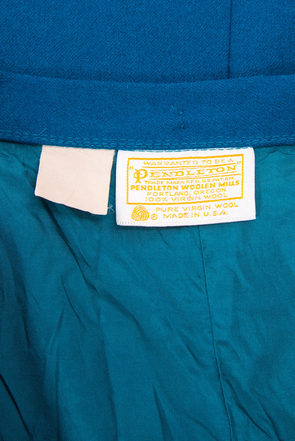 Vintage 90's Pendleton Wool Midi Skirt