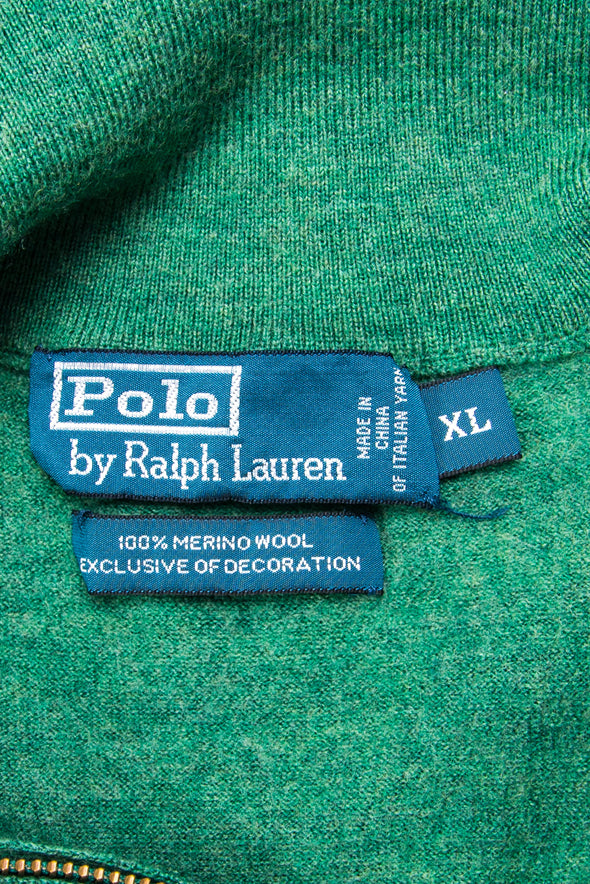 Vintage 90's Ralph Lauren 1/4 Zip Wool Jumper