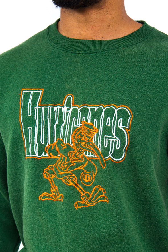 90's Vintage Miami Hurricanes Sweatshirt