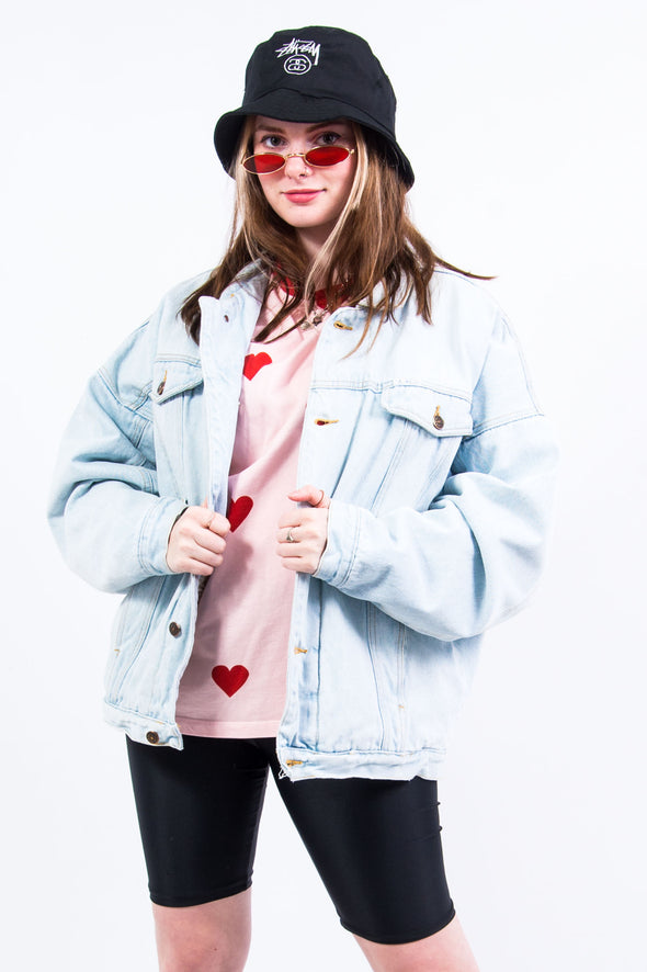 Vintage 90's Fleece Lined Denim Jacket