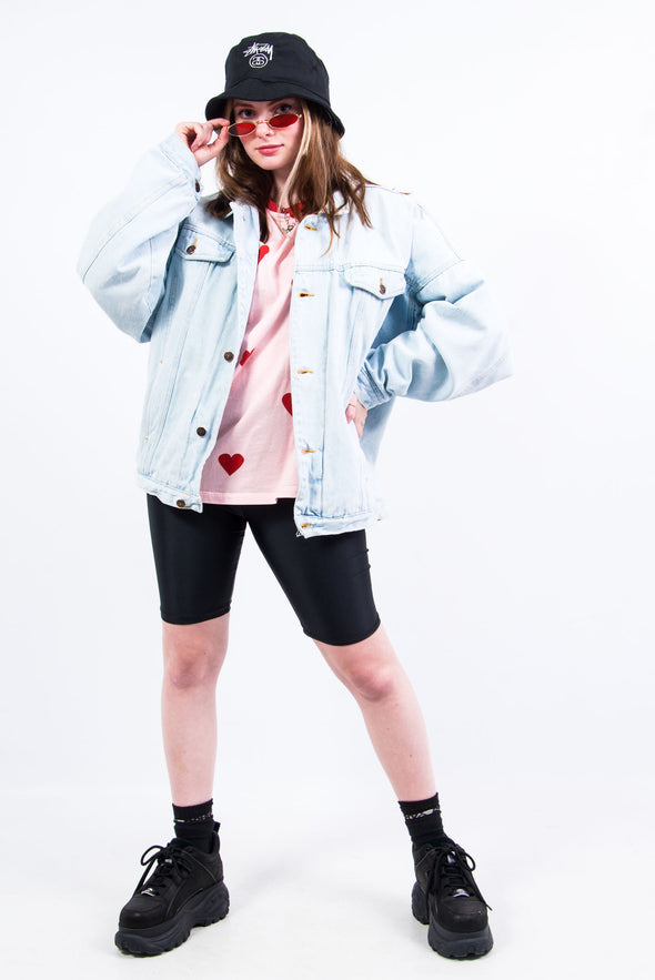 Vintage 90's Fleece Lined Denim Jacket