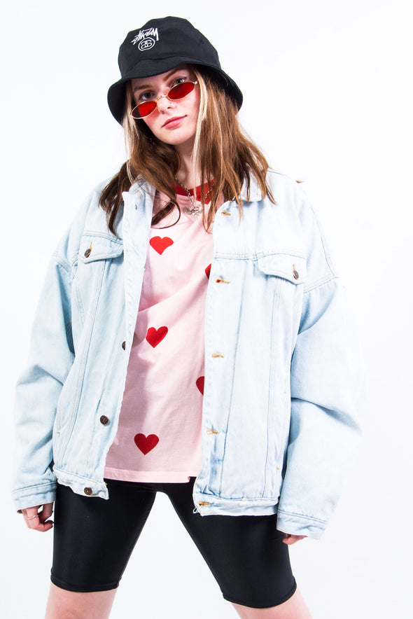 Vintage 90's Fleece Lined Denim Jacket