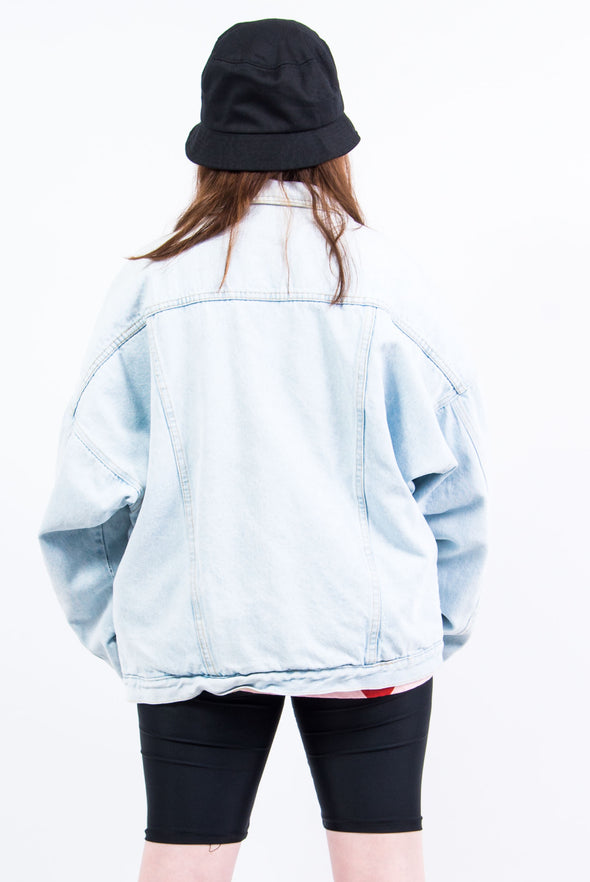 Vintage 90's Fleece Lined Denim Jacket