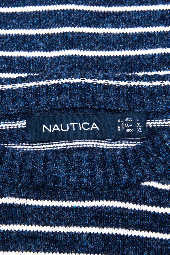 Nautica Striped Cotton Knit Jumper