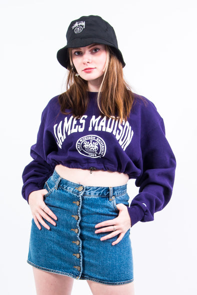 Vintage Champion Cropped Sweatshirt