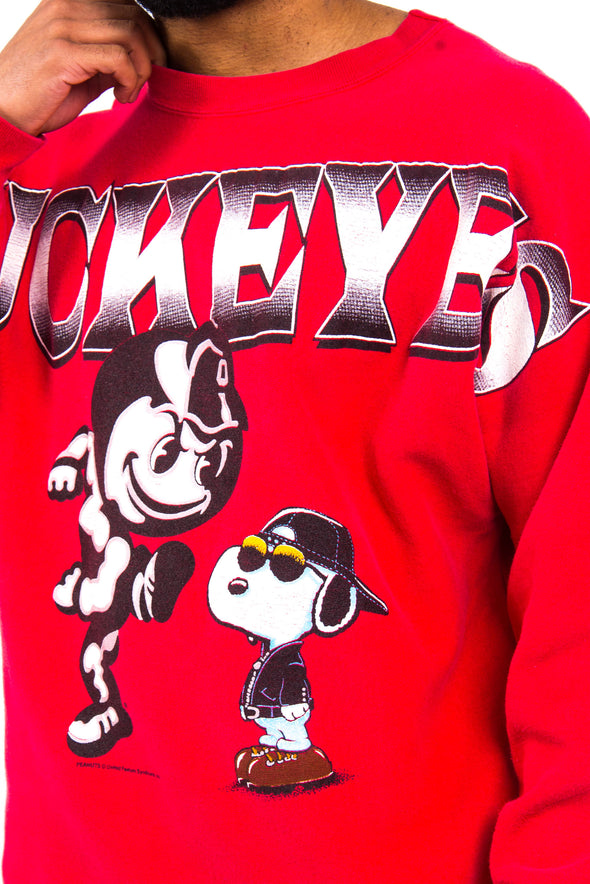 90's Ohio State Buckeyes Snoopy Sweatshirt