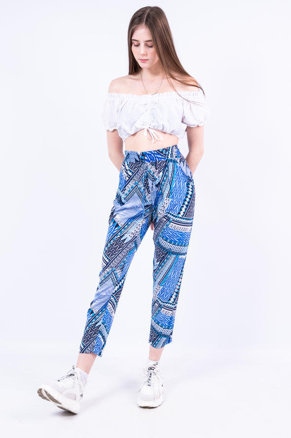 Abstract Print Trousers