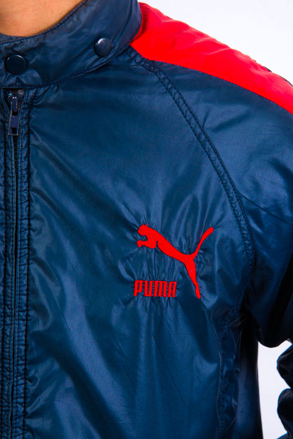 Vintage Puma Padded Windbreaker Jacket