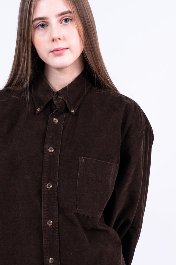 Vintage 90's Cropped Cord Shirt