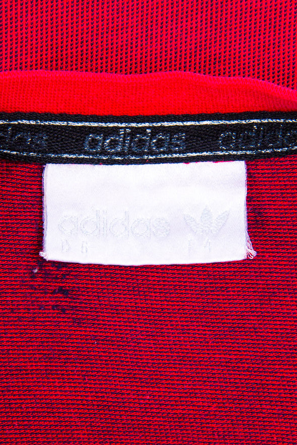 Vintage Adidas Button Neck T-Shirt