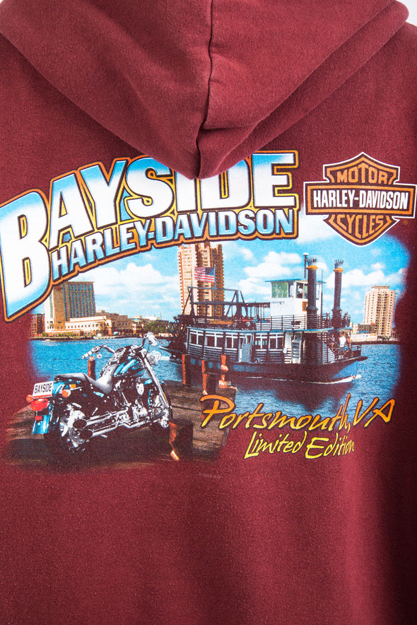 00's Harley Davidson Virginia Hooded Sweatshirt