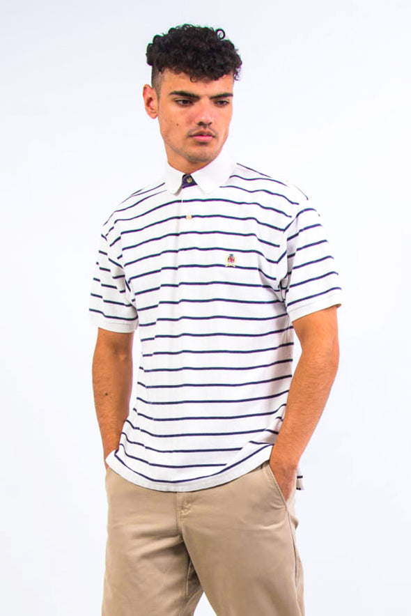 Vintage Tommy Hilfiger Striped Polo T-Shirt
