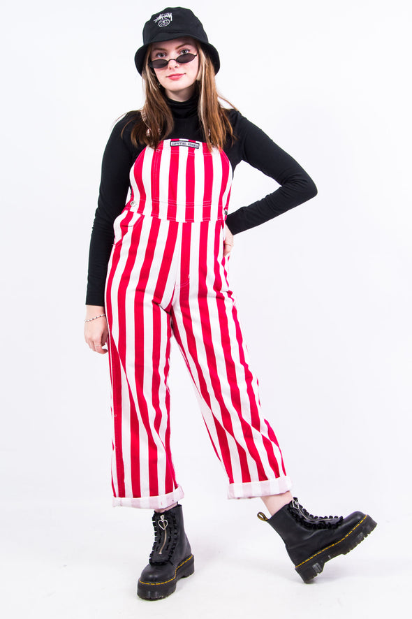 90's Candy Cane Dungarees