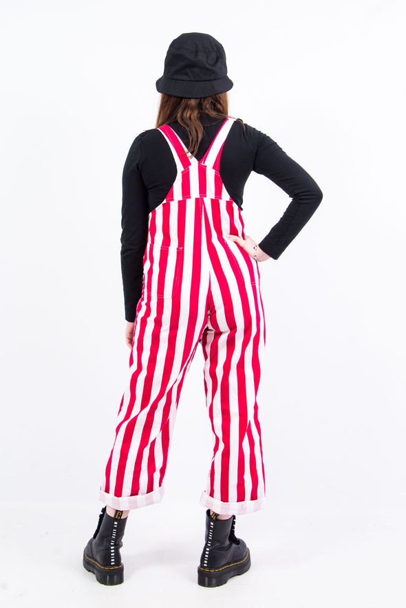 90's Candy Cane Dungarees