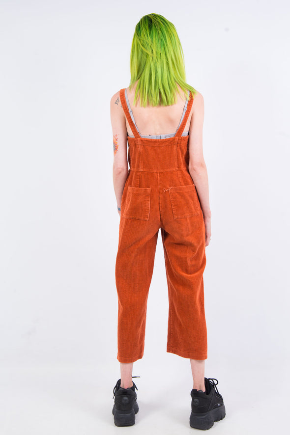 Vintage Orange Cord Jumpsuit