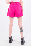Vintage 90's Hot Pink Denim Mom Shorts