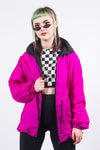 Vintage 90's Pink Shell Tracksuit Jacket