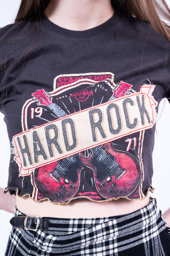 Rework Hard Rock Cafe Cropped Baby T-Shirt