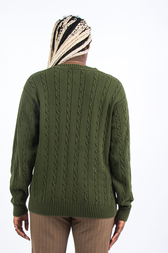 Vintage 90's Tommy Hilfiger Cable Knit Jumper