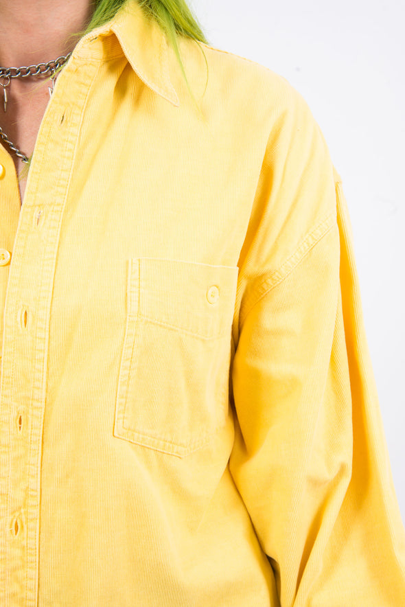 Vintage 90's Yellow Cord Shirt