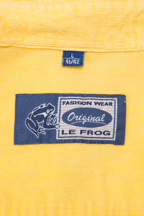 Vintage 90's Yellow Cord Shirt
