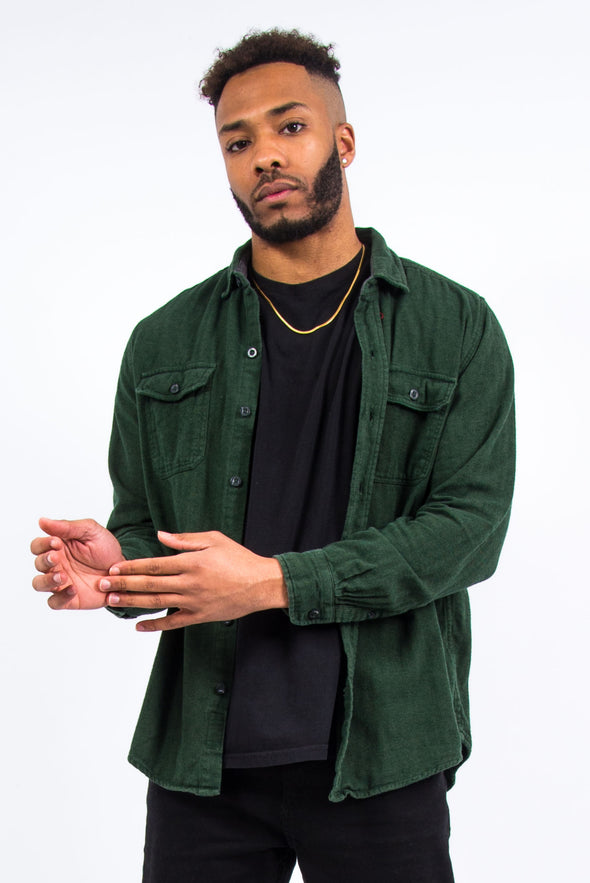 Vintage Woolrich Green Flannel Shirt