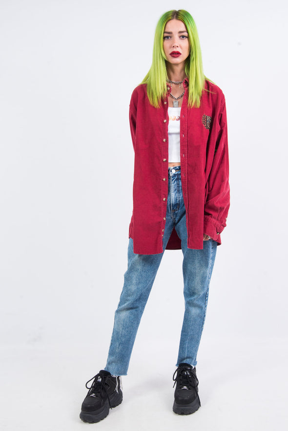 Vintage 90's Red Cord Shirt
