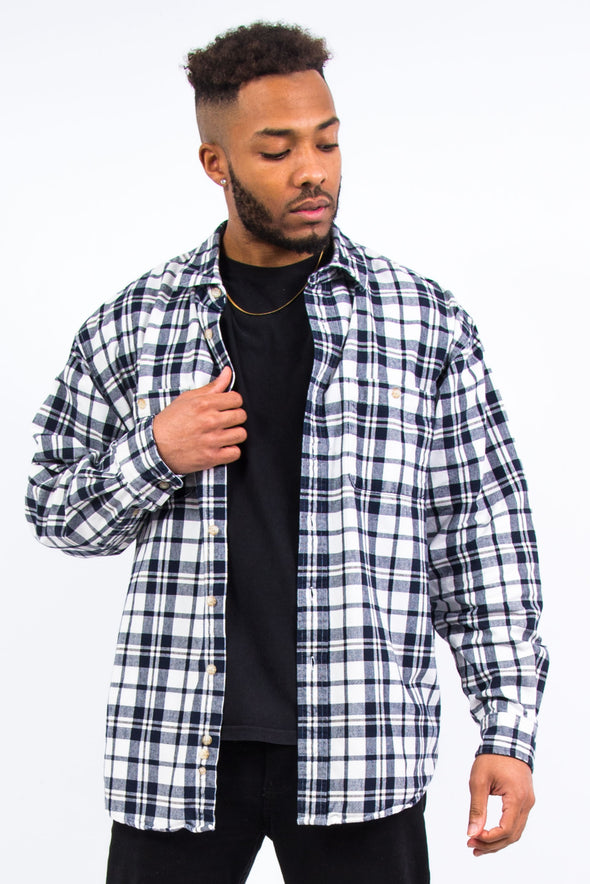 00's Checked Flannel Shirt