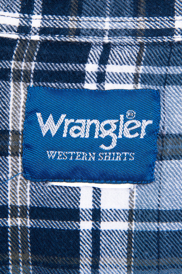 90's Wrangler Flannel Western Shirt