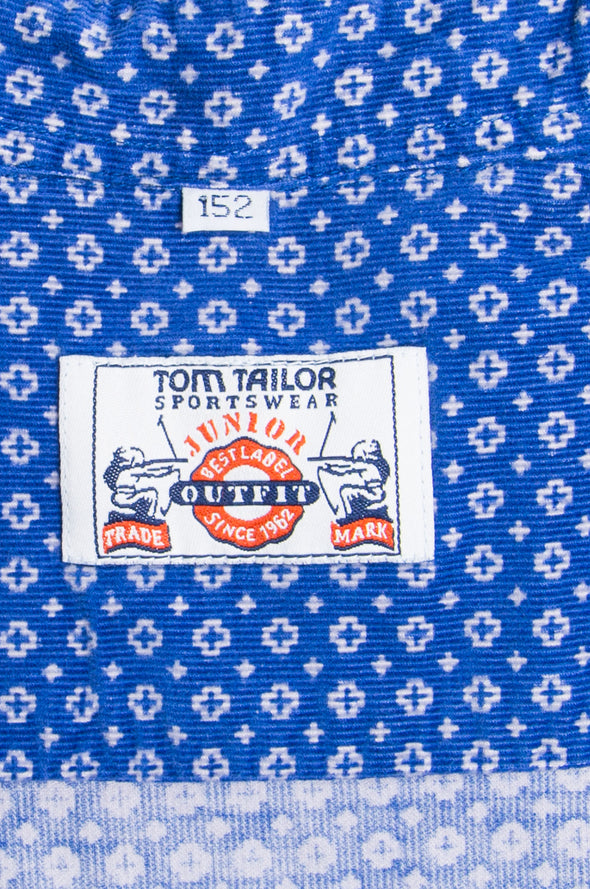 Vintage 90's Patterned Cord Shirt