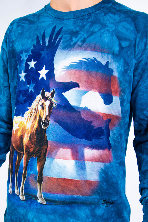 The Mountain USA Long Sleeve T-Shirt