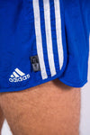 90's Vintage Adidas Blue Running Short Shorts