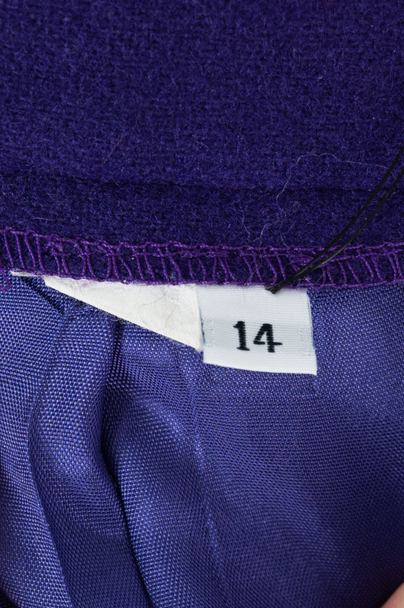 Vintage 90's Purple Pencil Skirt
