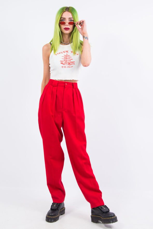 Vintage 90's Red Trousers