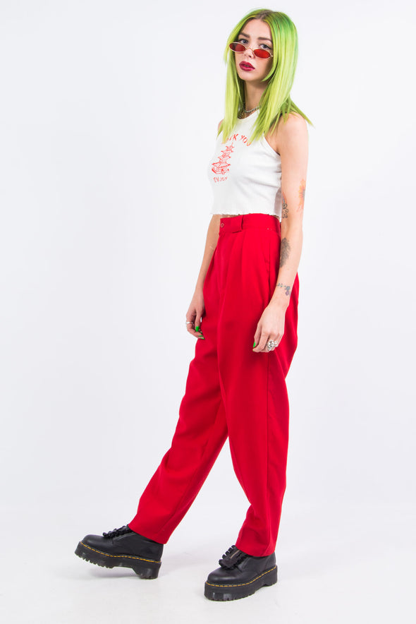 Vintage 90's Red Trousers