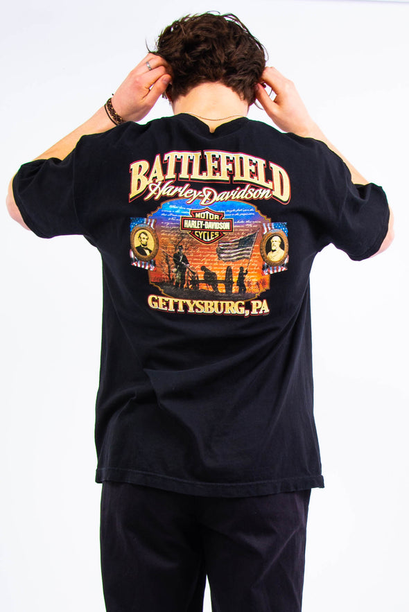 Vintage Harley Davidson Gettysburg, PA T-Shirt