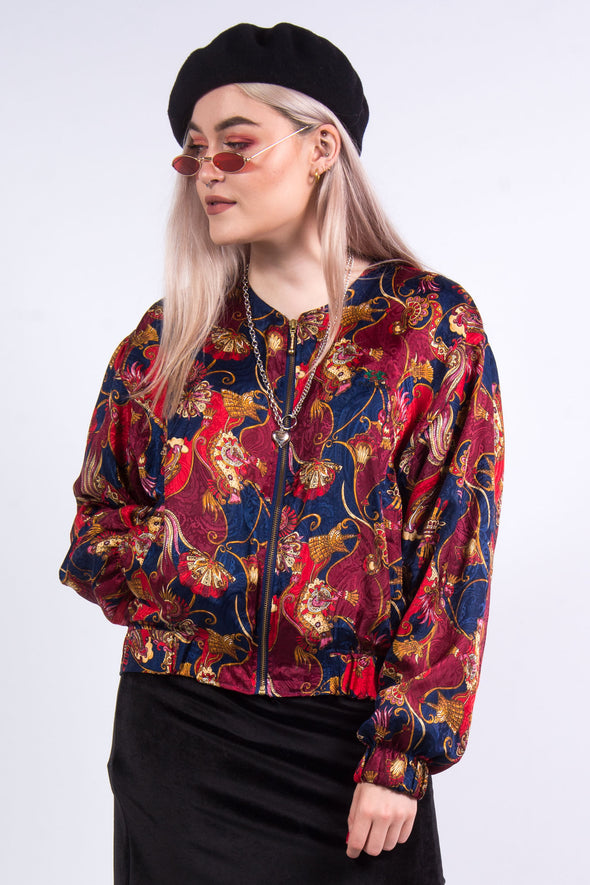 Vintage 90's Abstract Print Jacket