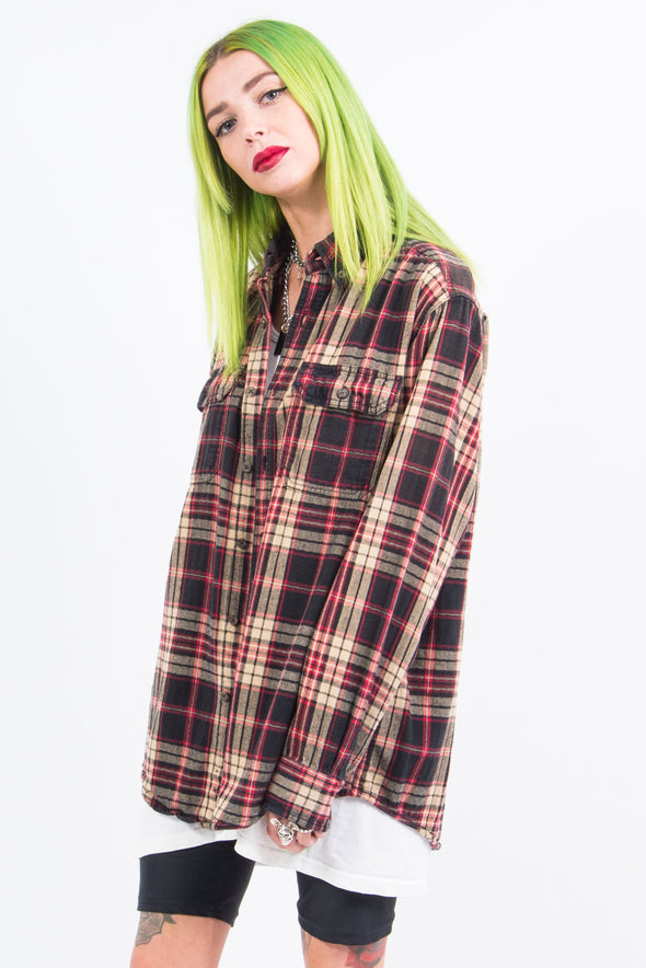 Vintage 90's Check Flannel Shirt
