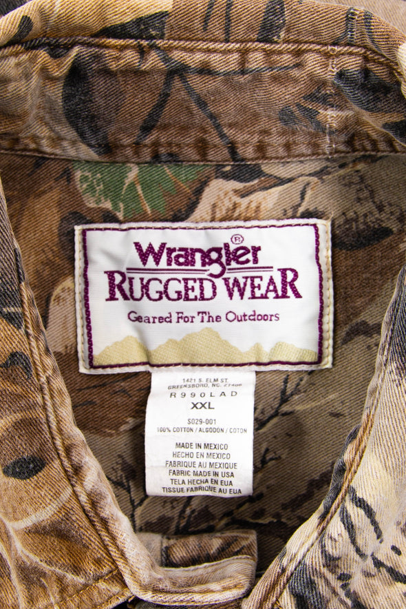 USA Wrangler Woodland Camouflage Shirt