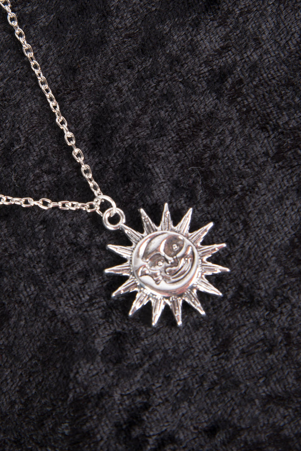 90's Sun & Moon Necklace
