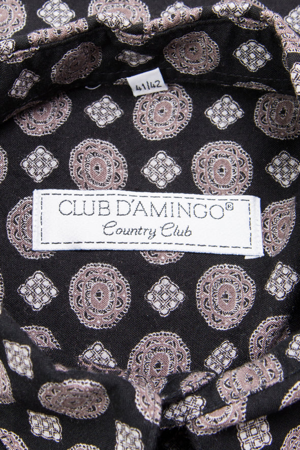 Vintage 90's Oversize Patterned Shirt